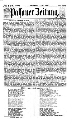 Passauer Zeitung Mittwoch 15. Juni 1870