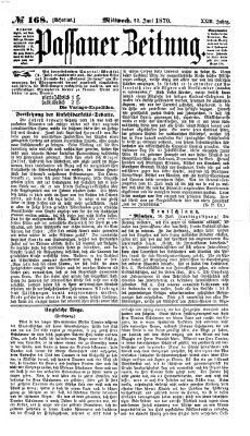 Passauer Zeitung Mittwoch 22. Juni 1870