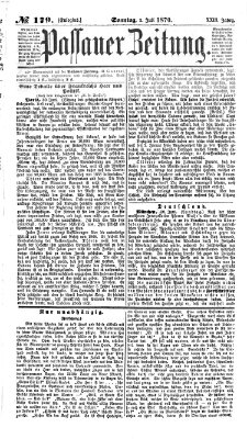 Passauer Zeitung Sonntag 3. Juli 1870