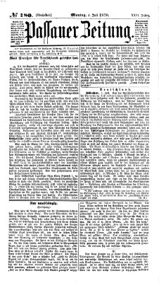 Passauer Zeitung Montag 4. Juli 1870