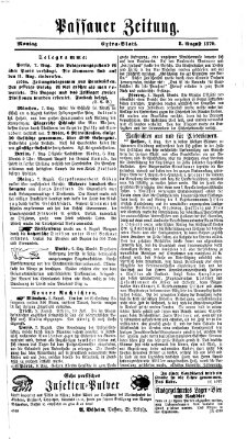 Passauer Zeitung Montag 8. August 1870