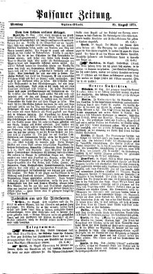 Passauer Zeitung Montag 29. August 1870