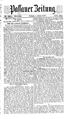 Passauer Zeitung Mittwoch 5. Oktober 1870