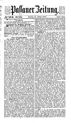 Passauer Zeitung Samstag 22. Oktober 1870