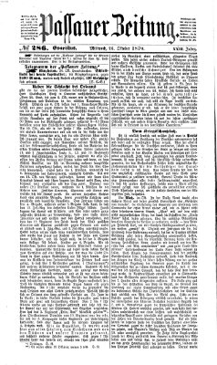 Passauer Zeitung Mittwoch 26. Oktober 1870