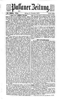 Passauer Zeitung Freitag 18. November 1870