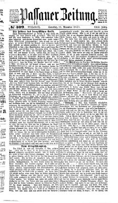 Passauer Zeitung Samstag 19. November 1870