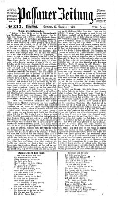 Passauer Zeitung Sonntag 27. November 1870