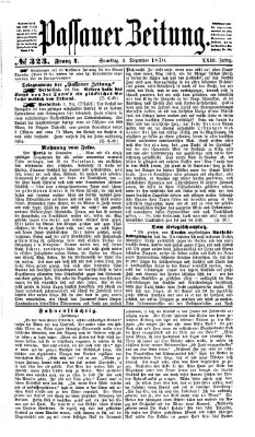 Passauer Zeitung Samstag 3. Dezember 1870