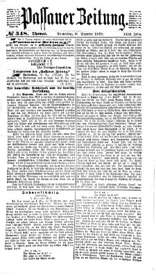 Passauer Zeitung Donnerstag 29. Dezember 1870