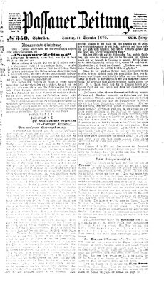 Passauer Zeitung Samstag 31. Dezember 1870