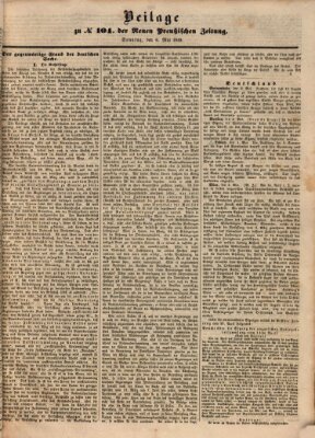 Neue preußische Zeitung Sonntag 6. Mai 1849