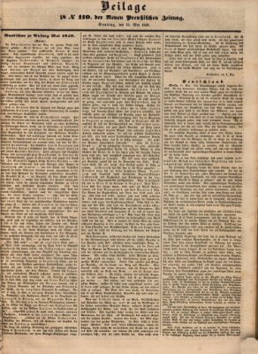 Neue preußische Zeitung Sonntag 13. Mai 1849