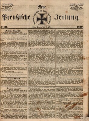 Neue preußische Zeitung Dienstag 15. Mai 1849