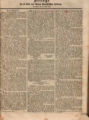 Neue preußische Zeitung Dienstag 15. Mai 1849