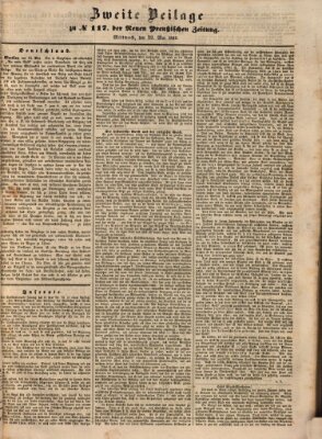 Neue preußische Zeitung Mittwoch 23. Mai 1849