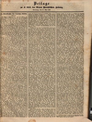 Neue preußische Zeitung Sonntag 27. Mai 1849