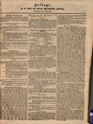 Neue preußische Zeitung Dienstag 5. Juni 1849