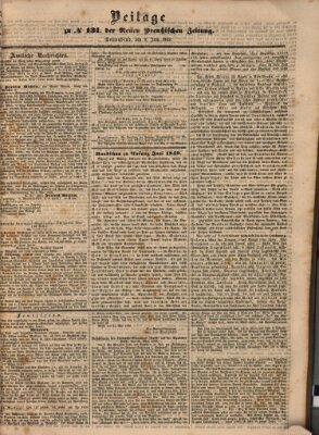 Neue preußische Zeitung Samstag 9. Juni 1849