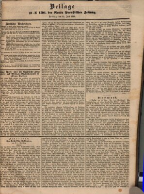 Neue preußische Zeitung Freitag 15. Juni 1849