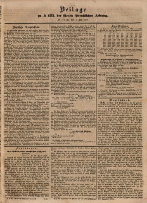 Neue preußische Zeitung Mittwoch 4. Juli 1849