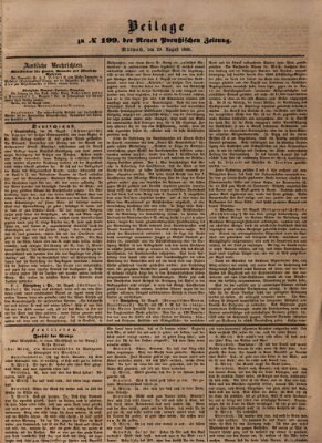 Neue preußische Zeitung Mittwoch 29. August 1849