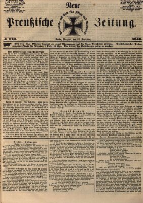 Neue preußische Zeitung Dienstag 18. September 1849