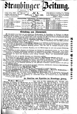 Straubinger Zeitung Mittwoch 1. April 1868