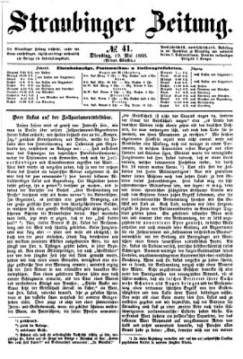 Straubinger Zeitung Dienstag 19. Mai 1868