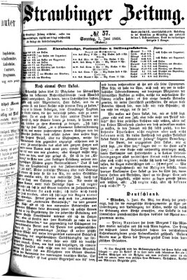 Straubinger Zeitung Sonntag 7. Juni 1868