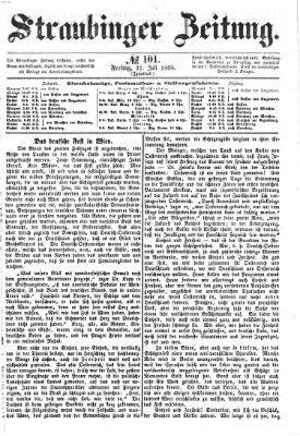 Straubinger Zeitung Freitag 31. Juli 1868