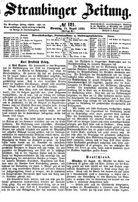 Straubinger Zeitung Sonntag 23. August 1868