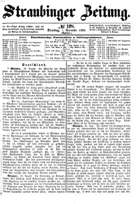 Straubinger Zeitung Dienstag 1. September 1868