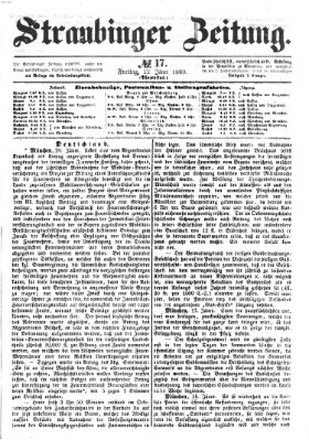 Straubinger Zeitung Freitag 22. Januar 1869