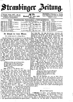 Straubinger Zeitung Samstag 23. Januar 1869