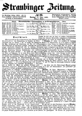 Straubinger Zeitung Freitag 29. Januar 1869