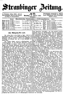 Straubinger Zeitung Samstag 13. Februar 1869