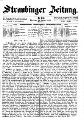 Straubinger Zeitung Sonntag 14. Februar 1869