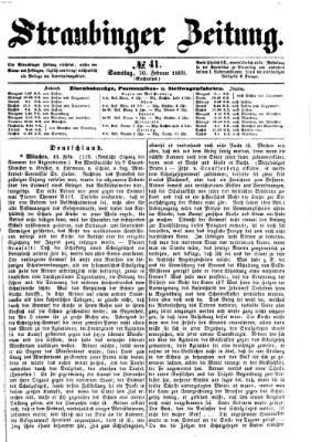 Straubinger Zeitung Samstag 20. Februar 1869