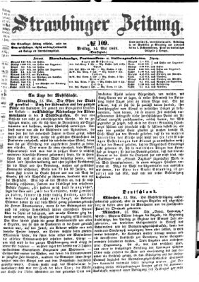 Straubinger Zeitung Freitag 14. Mai 1869