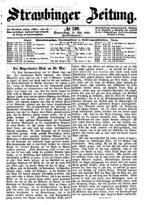 Straubinger Zeitung Donnerstag 27. Mai 1869