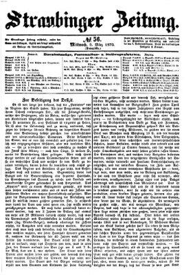 Straubinger Zeitung Mittwoch 9. März 1870