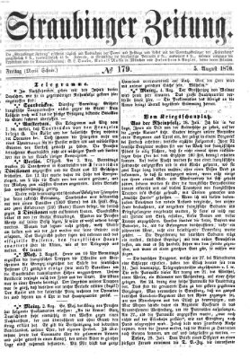 Straubinger Zeitung Freitag 5. August 1870