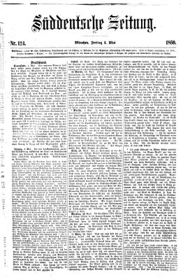 Süddeutsche Zeitung Freitag 4. Mai 1860