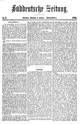 Süddeutsche Zeitung. Morgenblatt (Süddeutsche Zeitung) Samstag 5. Januar 1861