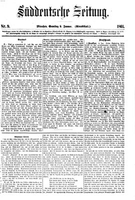 Süddeutsche Zeitung. Morgenblatt (Süddeutsche Zeitung) Samstag 5. Januar 1861