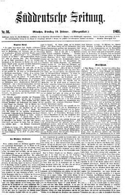 Süddeutsche Zeitung. Morgenblatt (Süddeutsche Zeitung) Dienstag 19. Februar 1861