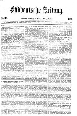 Süddeutsche Zeitung. Morgenblatt (Süddeutsche Zeitung) Samstag 2. März 1861