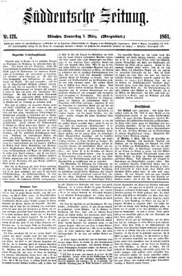 Süddeutsche Zeitung. Morgenblatt (Süddeutsche Zeitung) Donnerstag 7. März 1861