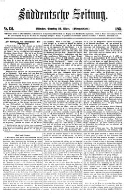 Süddeutsche Zeitung. Morgenblatt (Süddeutsche Zeitung) Samstag 23. März 1861